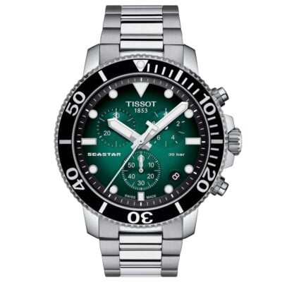 Tissot Chronograph Watch SEASTAR 1000 Green - T1204171109101